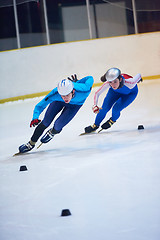 Image showing speed skating