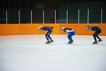 Image showing speed skating