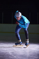 Image showing speed skating