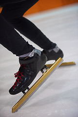 Image showing speed skating