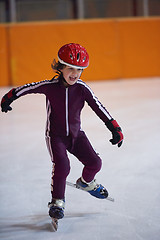 Image showing children speed skating