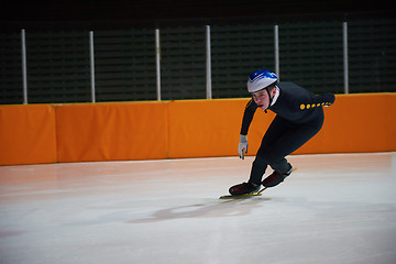 Image showing speed skating