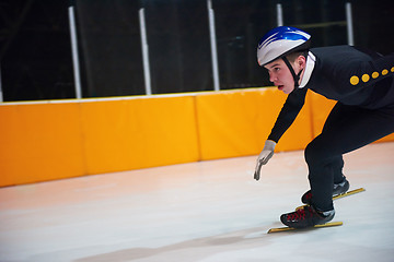 Image showing speed skating