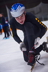 Image showing speed skating