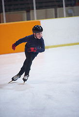 Image showing children speed skating