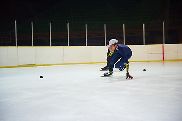 Image showing speed skating