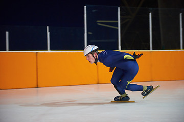 Image showing speed skating