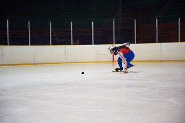 Image showing speed skating