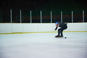 Image showing speed skating