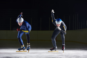 Image showing speed skating