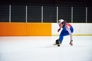 Image showing speed skating