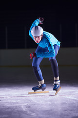 Image showing speed skating