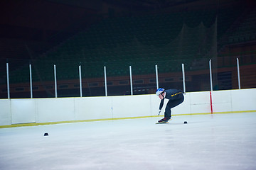 Image showing speed skating