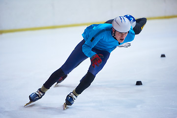 Image showing speed skating