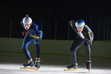 Image showing speed skating