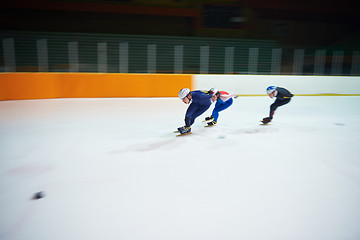 Image showing speed skating