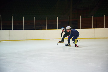 Image showing speed skating