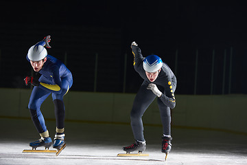 Image showing speed skating