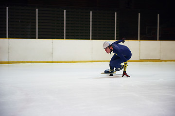 Image showing speed skating