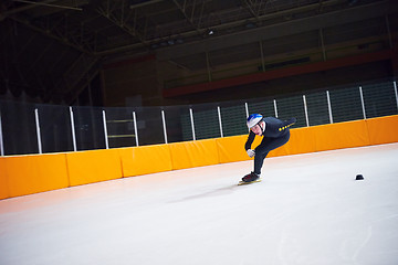 Image showing speed skating