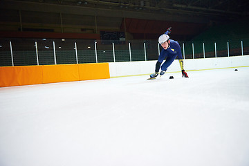 Image showing speed skating