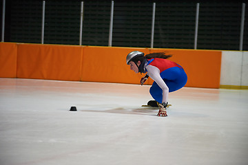 Image showing speed skating