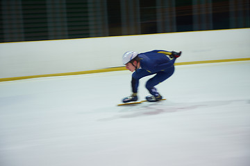 Image showing speed skating