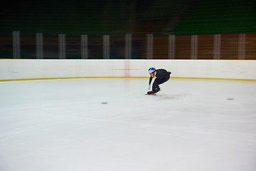 Image showing speed skating