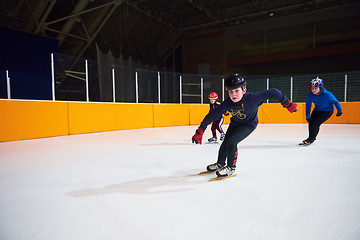 Image showing speed skating