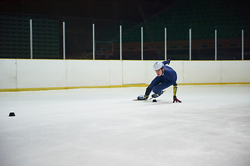 Image showing speed skating