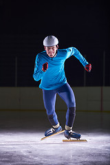 Image showing speed skating