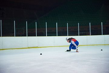 Image showing speed skating