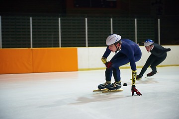 Image showing speed skating