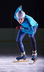 Image showing speed skating