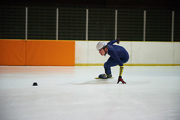 Image showing speed skating