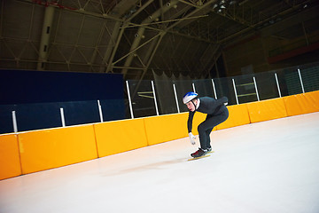 Image showing speed skating