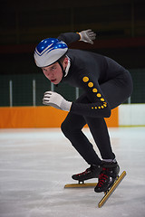 Image showing speed skating