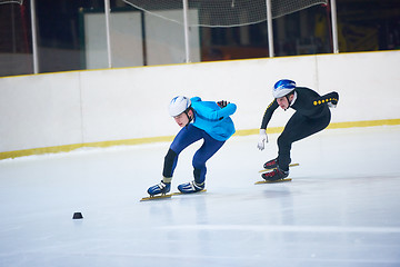 Image showing speed skating