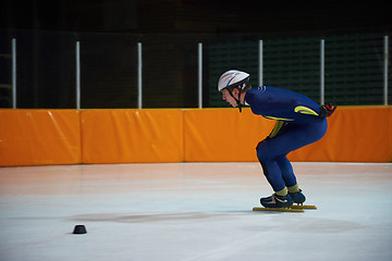 Image showing speed skating