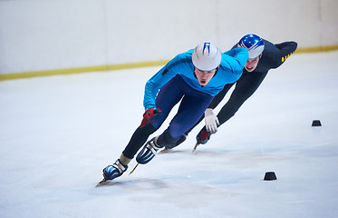 Image showing speed skating