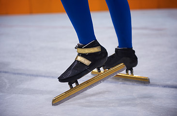 Image showing speed skating