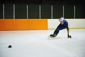 Image showing speed skating