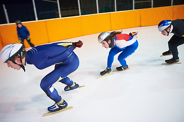 Image showing speed skating