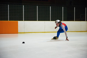 Image showing speed skating