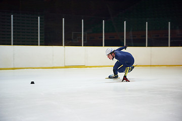 Image showing speed skating