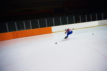 Image showing speed skating