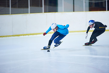 Image showing speed skating