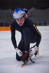 Image showing speed skating