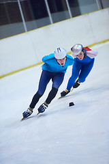 Image showing speed skating