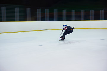 Image showing speed skating